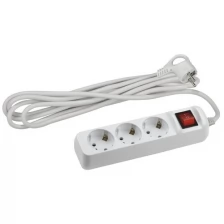 Удлинитель Эра 3 Sockets 3m White UX-3es-3m / Б0035751