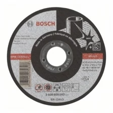 Круг отрезной по нержавеющей стали Bosch (2608600093) 115х22х2 мм