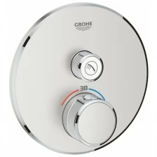 Термостат для встраиваемого монтажа на 1 выход Grohe Grohtherm SmartControl 29118 DC0 (29118DC0) суперсталь